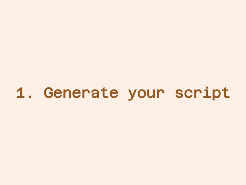 Epic Script Demo
